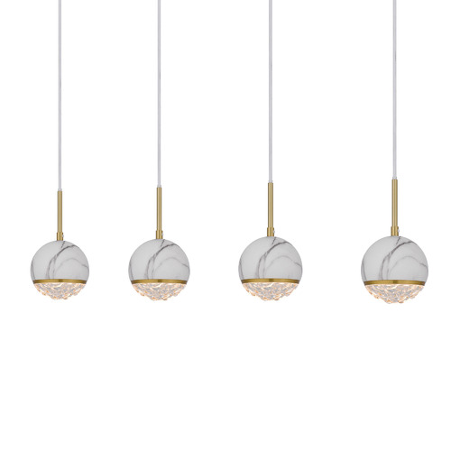 Oneta 4 Light Iron Pendant