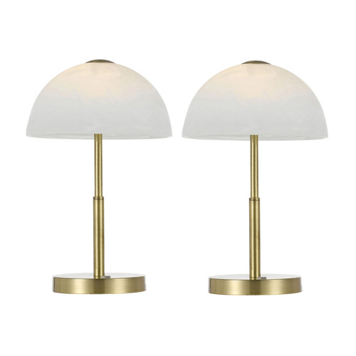 40cm Marla Iron & Glass Touch Table Lamps