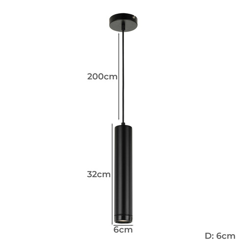 Kask-Black-Pendant-Light