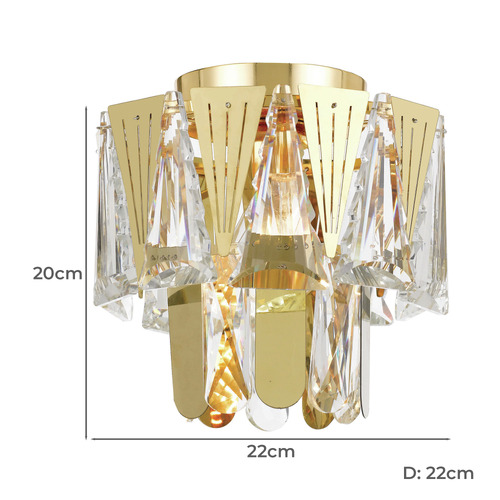 Valerie DIY Semi Flush Ceiling Light