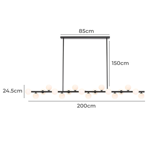 Kilby 18 Light Pendant