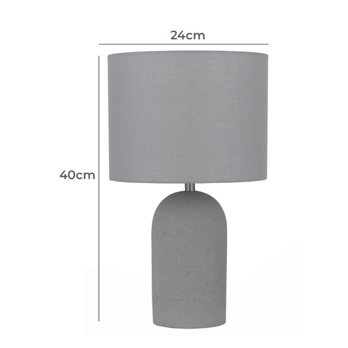Grey Shannon Table Lamp