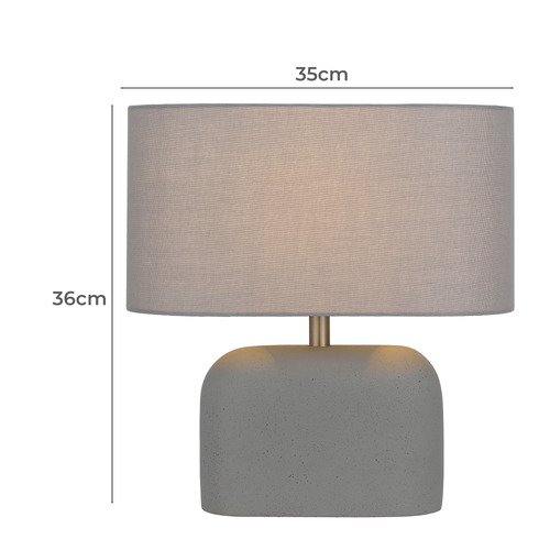 Grey Marconi Table Lamp