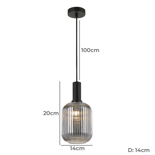 Pivo 1 Light Glass Pendant