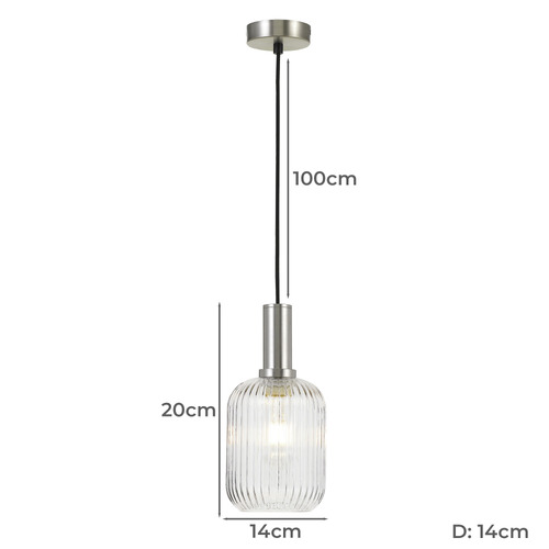 Pivo 1 Light Glass Pendant