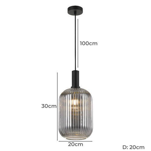 Pivo 1 Light Glass Pendant