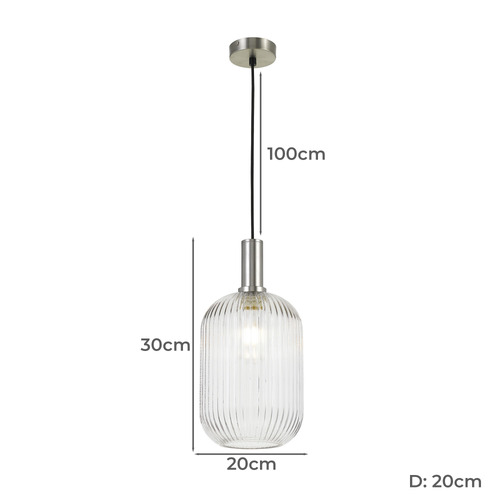 Pivo 1 Light Glass Pendant