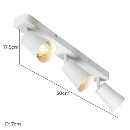 Alvey 3 Light Metal Spotlight