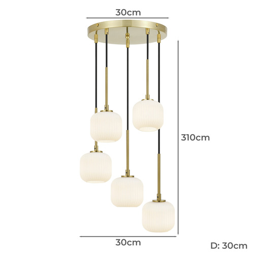 Bobo 5 Light Pendant