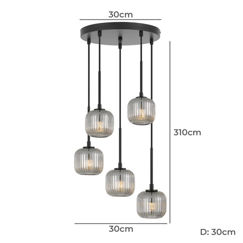 Bobo 5 Light Pendant