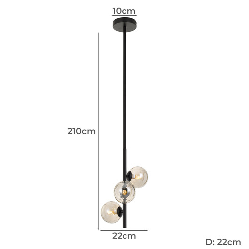 Moran 3 Light Pendant
