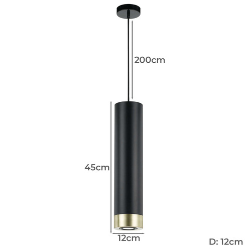 Pokles 1 Light Aluminium Pendant