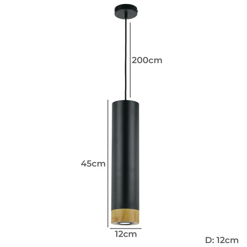 Pokles 1 Light Aluminium Pendant