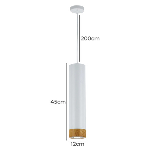 Pokles 1 Light Aluminium Pendant