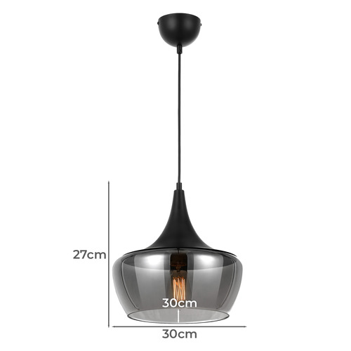 Landy 1 Light Glass Pendant
