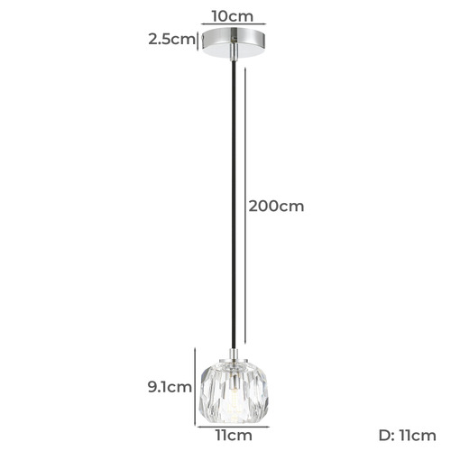 Zaha 1 Light Pendant