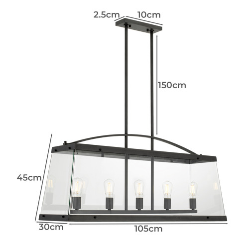 Colair 5 Light Pendant