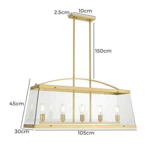 Colair 5 Light Pendant