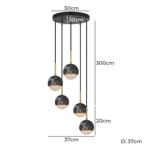 Oneta 5 Light Pendant