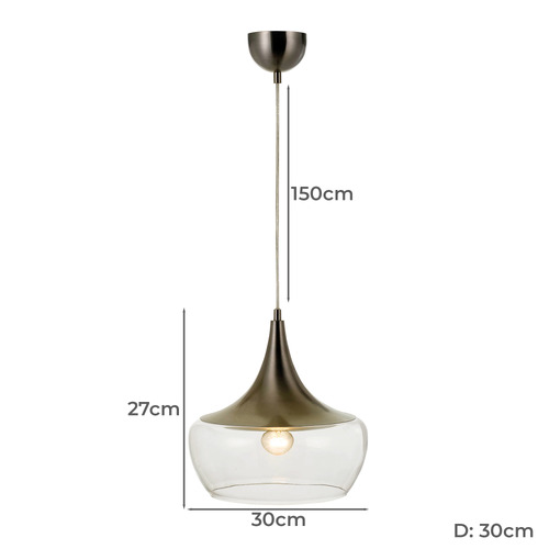 Tocit 1 Light Metal Pendant