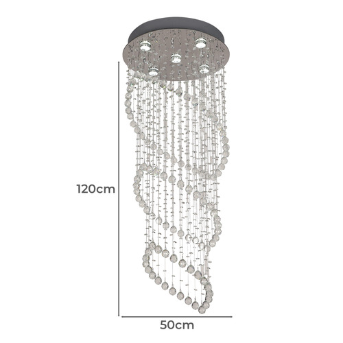 120cm Savina 5 Light Pendant