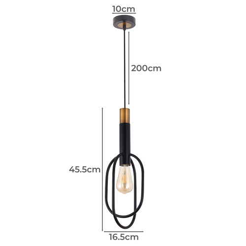 Keelan 16.5cm Metal Pendat Light
