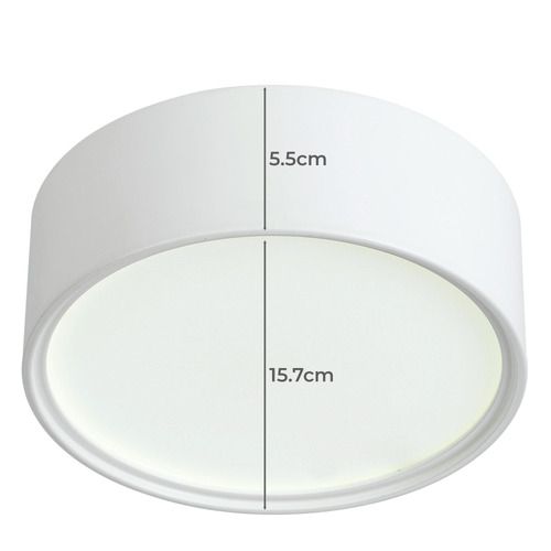 Nara Dimmable Tri-Colour Oyster Light