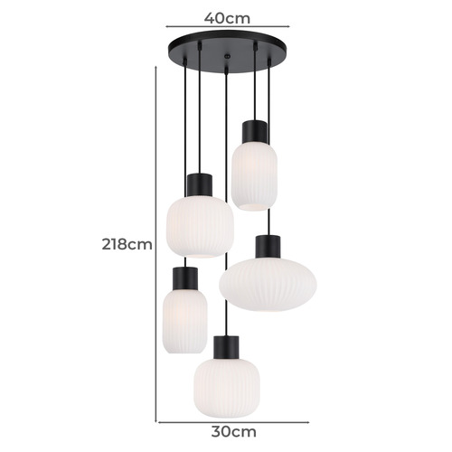 Nevis 5 Light Pendant