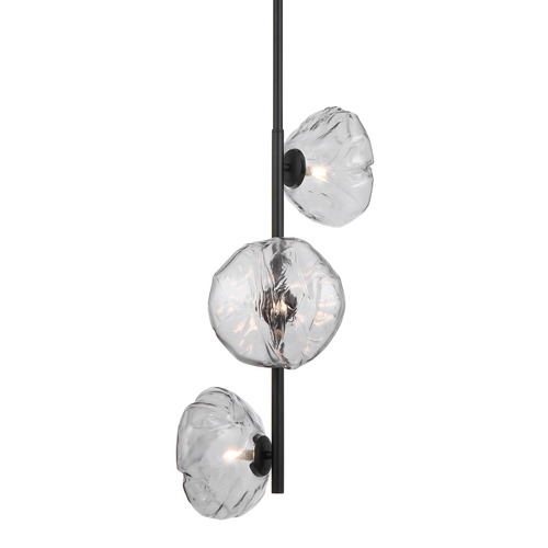 Clear Amelie 3 Light Pendant