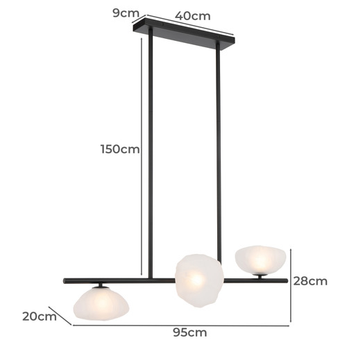 Amelie 3 Light Pendant