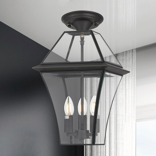 Rye 3 Light Outdoor Pendant