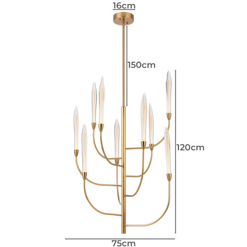 Savannah 9 Light LED Pendant