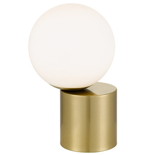 25cm Maxim Glass & Iron Table Lamp