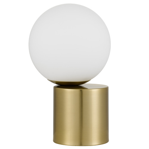 25cm Maxim Glass & Iron Table Lamp