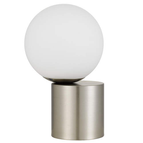 25cm Maxim Glass & Iron Table Lamp