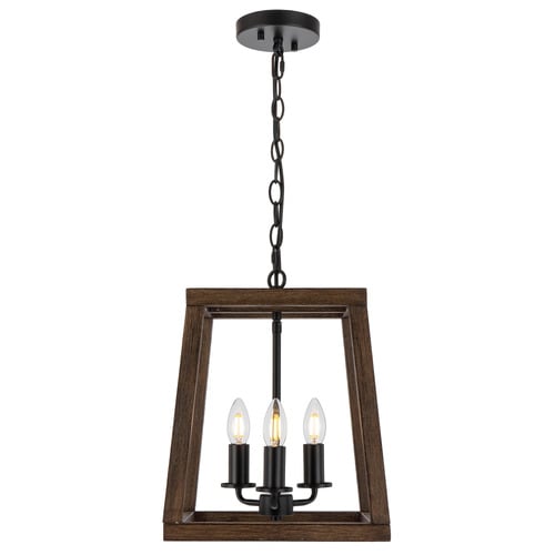 Urban 3 Light Iron Pendant