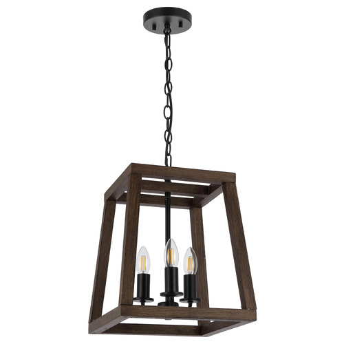 Urban 3 Light Iron Pendant