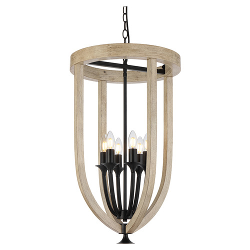 Tokig 6 Light Iron Pendant