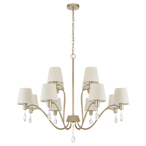 Elsfjord 12 Light Iron Pendant