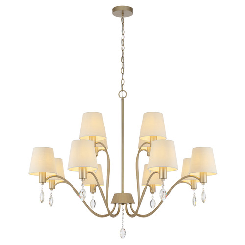 Elsfjord 12 Light Iron Pendant