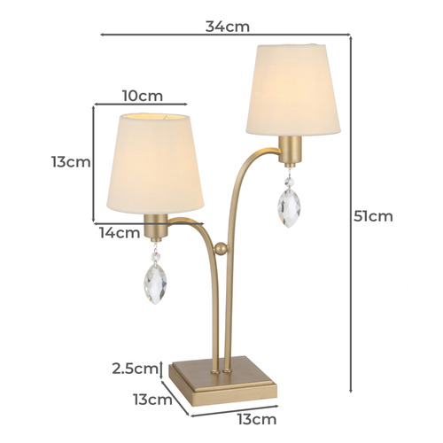 51cm Elsfjord Iron Table Lamp