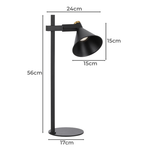 56cm Klemens Iron Table Lamp