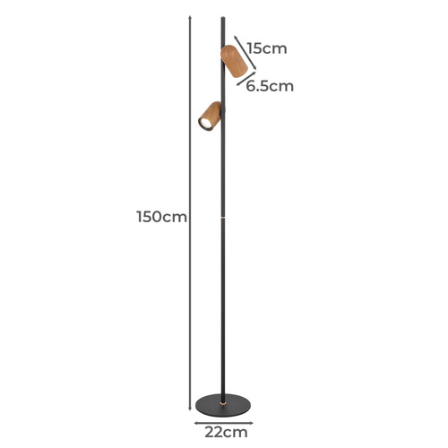 180cm Regolit Aluminium Floor Lamp