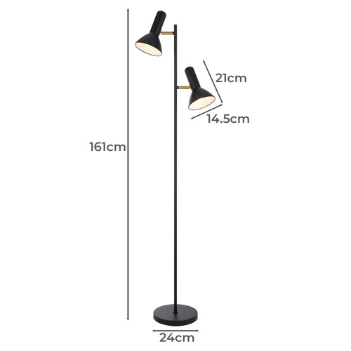 161cm Floro Iron Floor Lamp