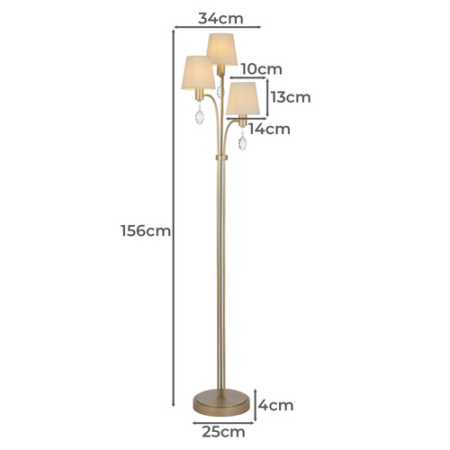 156cm Elsfjord Iron Floor Lamp