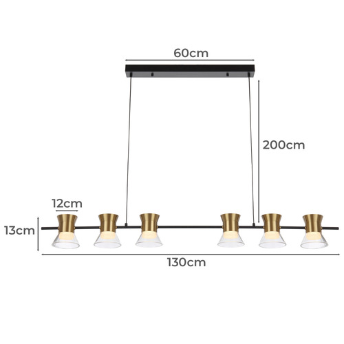 Shaina 6 Light Pendant