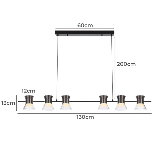 Shaina 6 Light Pendant