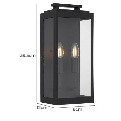 Nera 2 Light Outdoor Wall Light