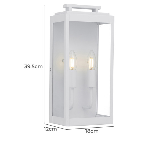 Nera 2 Light Outdoor Wall Light