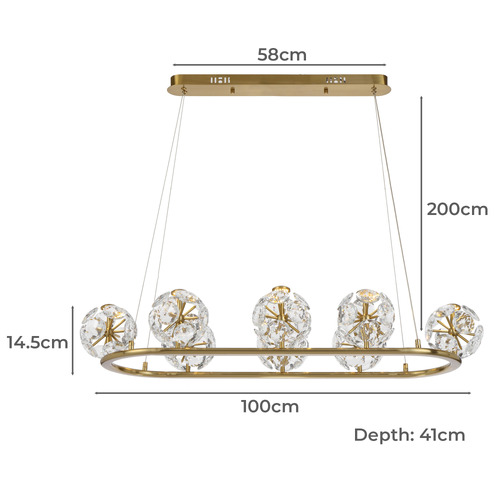 Anora 8 Light Pendant